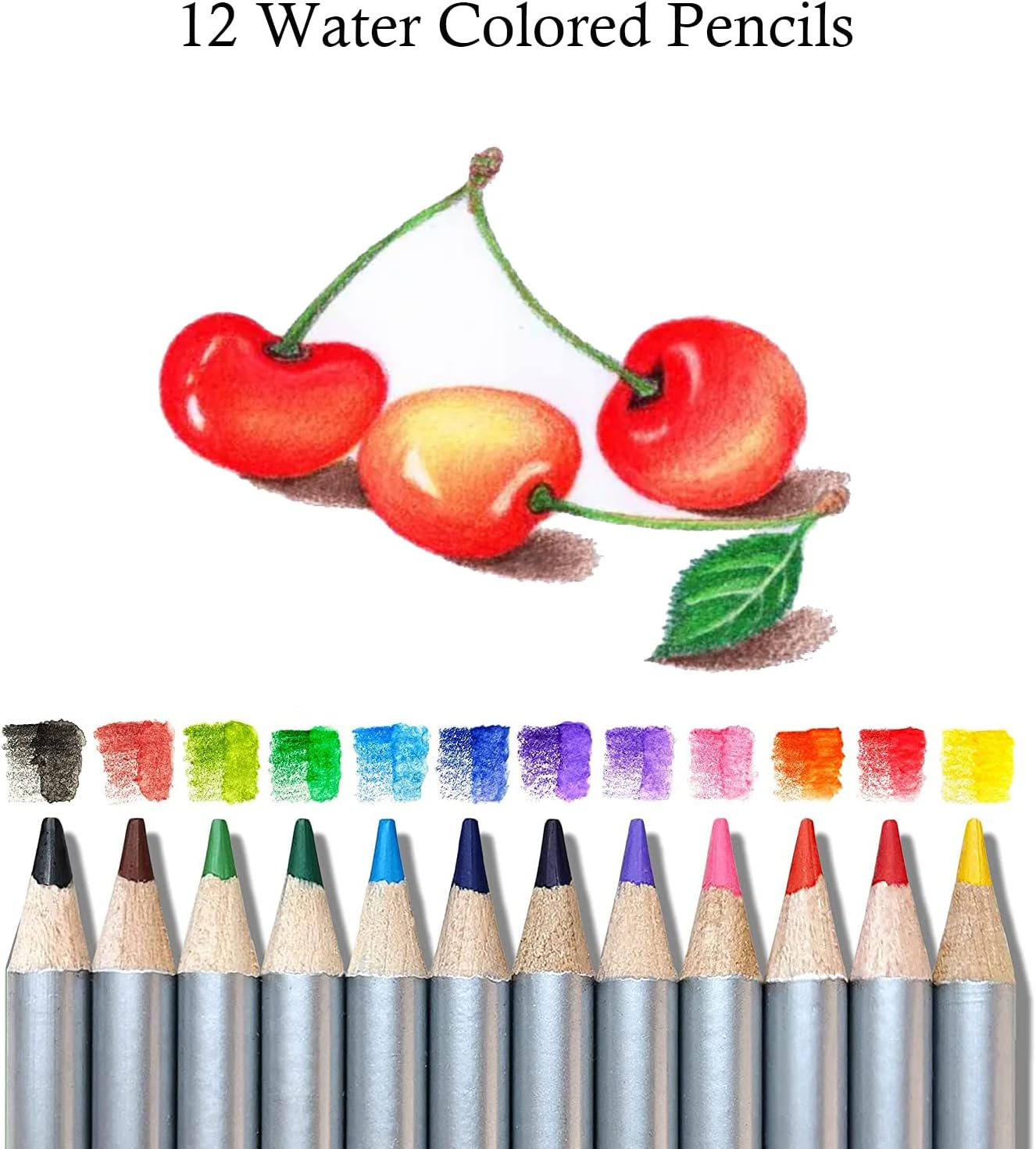 42 Pack Drawing Pencils Art Supplies, Sketching Pencils and Water Colored Pencils with Sketchbook and Art Accessories for Artists, Adults, Students, Teens image number 1