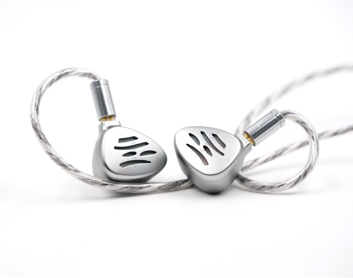 BQEYZ Coil Type Bone Conduction + Dynamic Hybrid Earphones, Wind Silver (0.1 Inch (2.5 Mm) Earphone Case Included image number 5