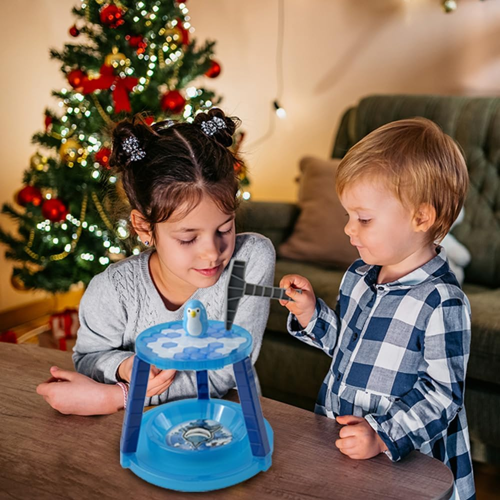 ZUNIPLEX 2 in 1 Penguin Game,Ice Break Toys,Fun Tabletop Game,Family Board Games for Christmas Birthday Family Party for Kids Aged 3+