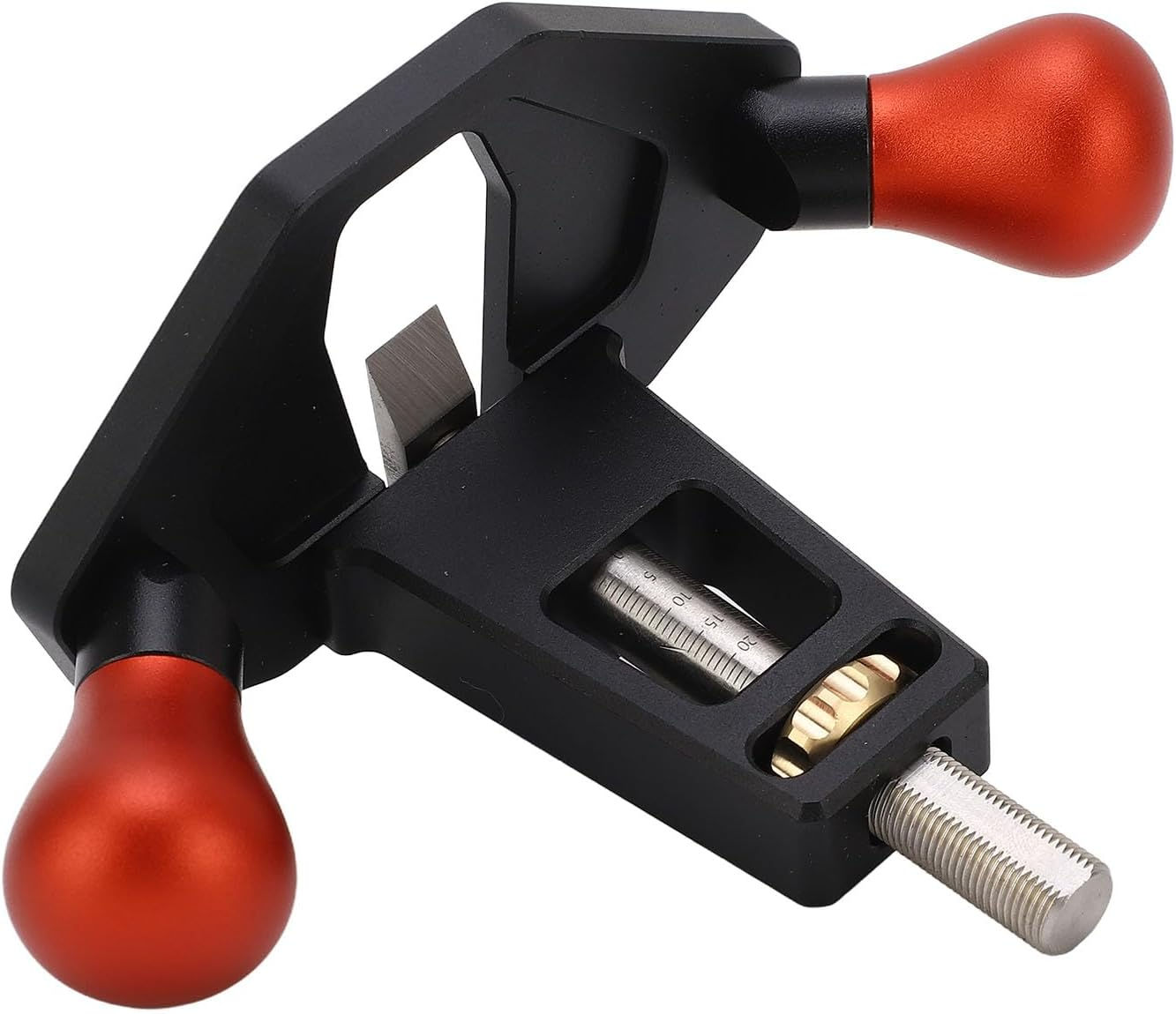 Woodworking Mastery with Router Plane Single Line Planer Crafted for Details Ebony Trimming Plane with Anodal Oxidation Blade for Smooth Finish Butcher Tool Anode image number 6