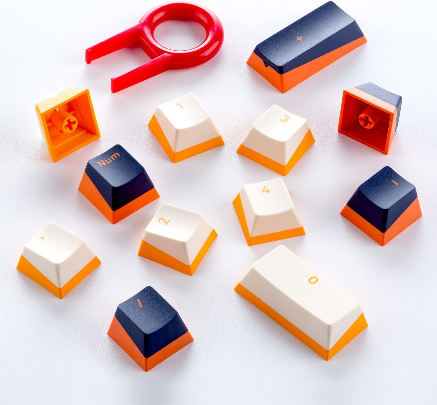 Gunmjo Golf Pudding PBT Doubleshot Keycaps for Gaming Keyboard with Cherry MX Switches, Spherical PBT Keycaps for Backlit Mechanical Keyboard, OEM Profile 111 Keys with 6.25U Space Bar, Black Color