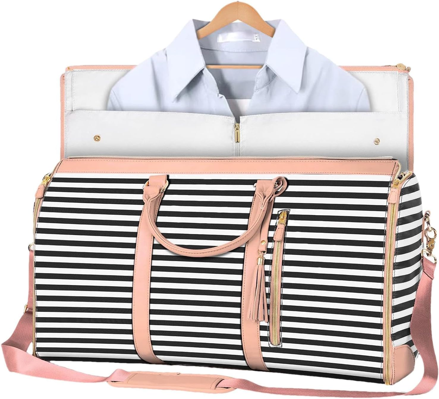 AROU Travel Bag, Sports Bag, Gym Bag, Travel Bag with Shoe Compartment, Sports Gym Bag, Tote Bag for Men and Women, Travel Bag, Lon Bag image number 4