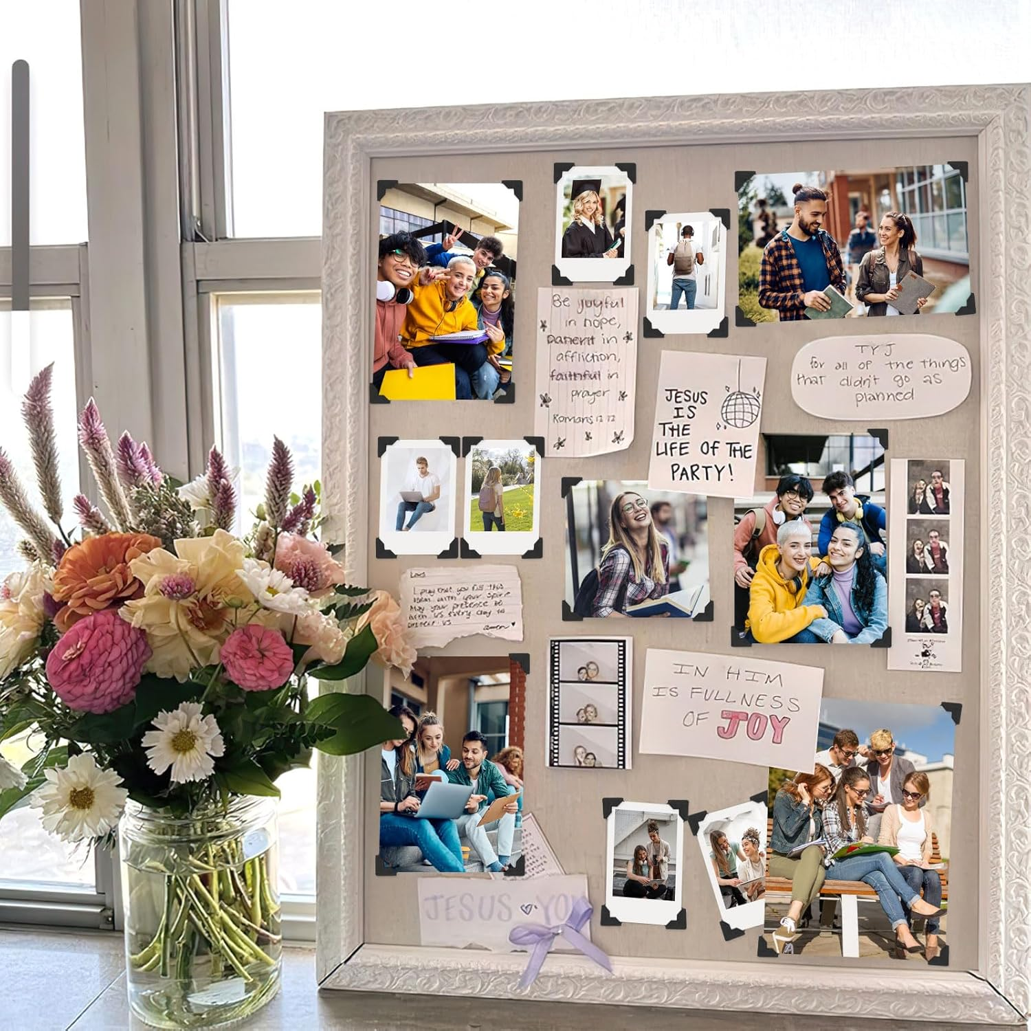 432 Pcs Photo Corners, Self Adhesive Picture Corners, Acid Free Corner Stickers for Scrapbooking, Photo Mounting Corners for DIY Scrapbook, Photo Album, Memory Books(Black) - Gold image number 1