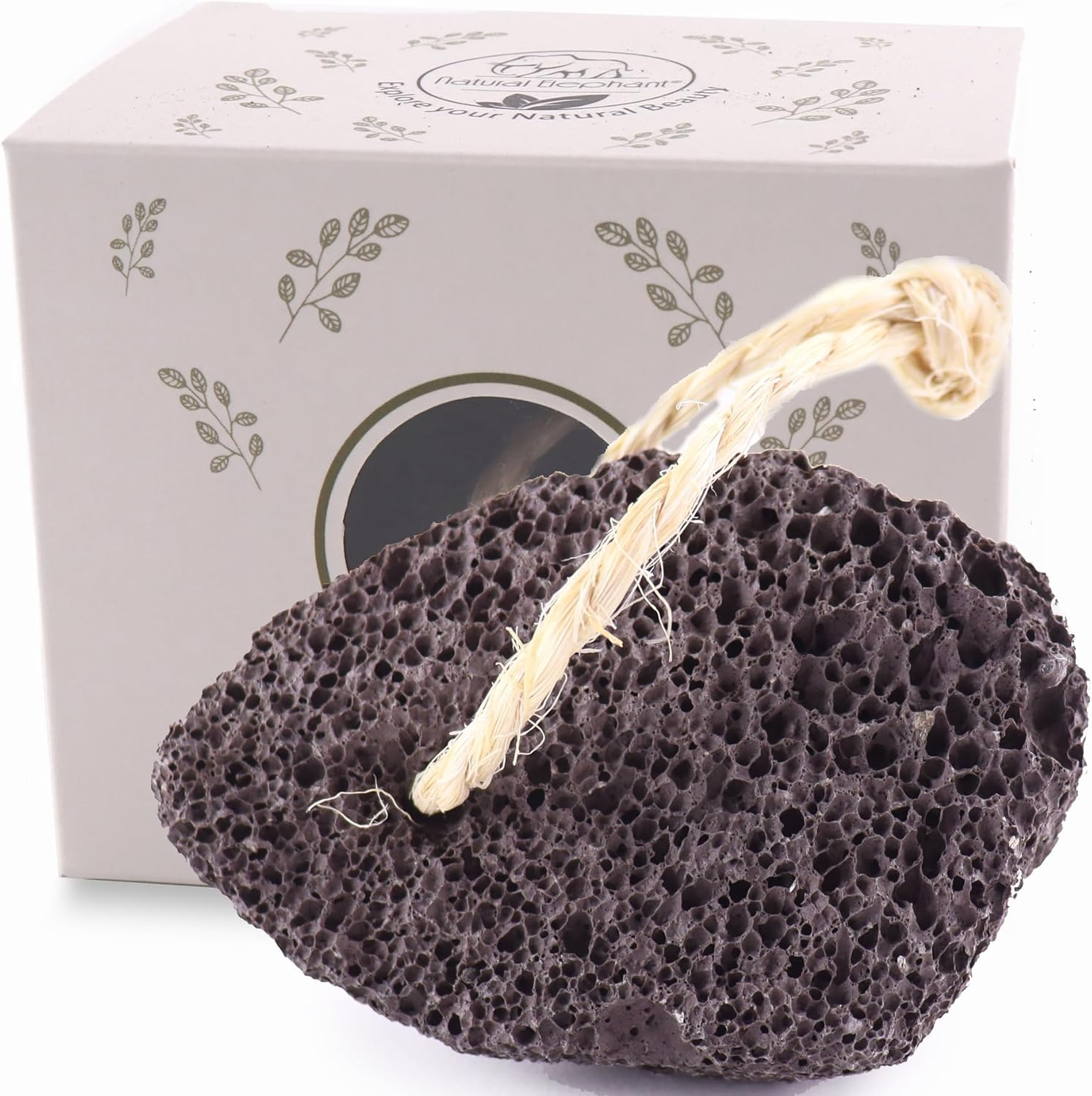 Natural Elephant Natural Volcanic Lava Pumice Stone Callus and Foot Pedicure Rock Scrub Packs (Single Pumice Stone) image number 6