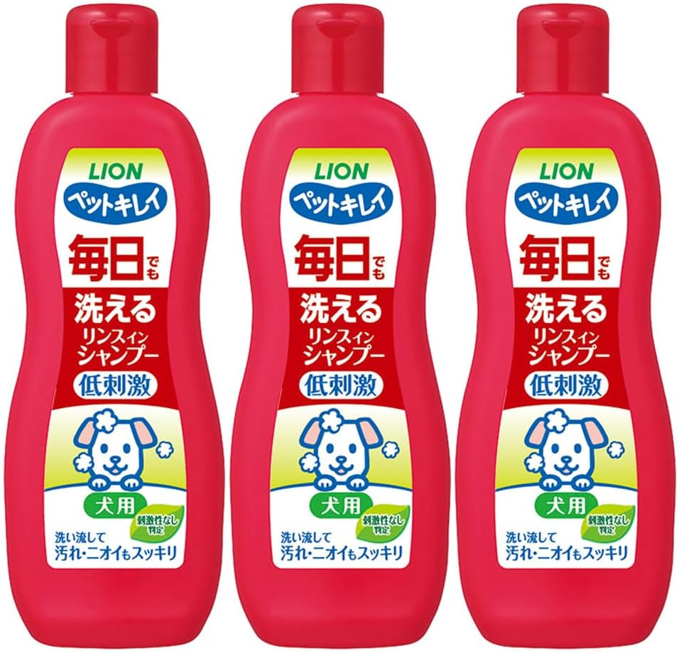 Pet Kirei Daily Washable Rinse in Shampoo for Dogs, 11.2 Fl Oz (330 Ml) X 3 Packs (Bulk Purchase) image number 1