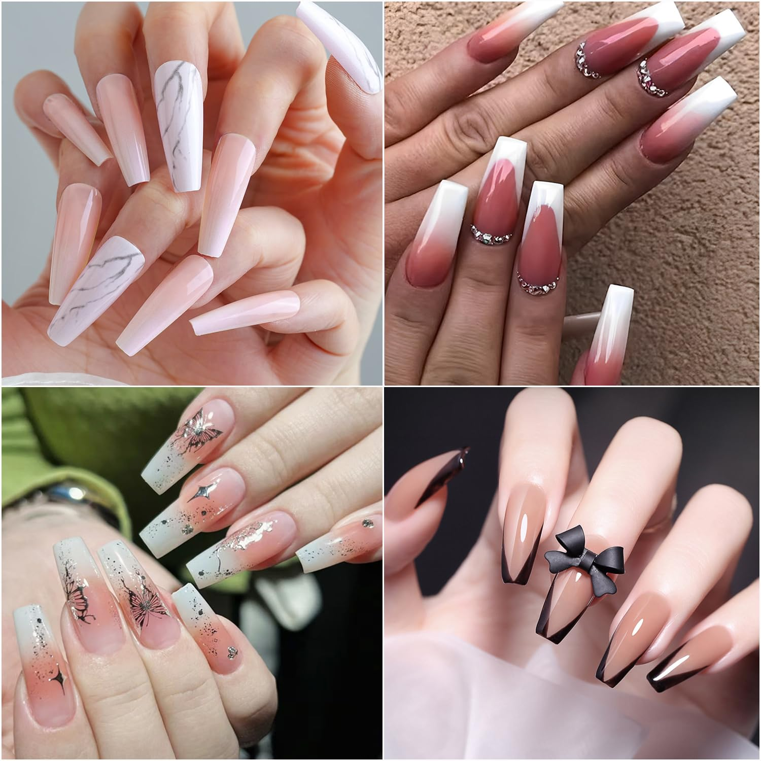 Nail Art Glue with Glass Nail Files - 7Ml Brush on Nail Glue Professional Nail Tip Glue for Press on Nails, Super Strong Long Lasting Acrylic Nails False Nails Adhesive with Glue Brush image number 5