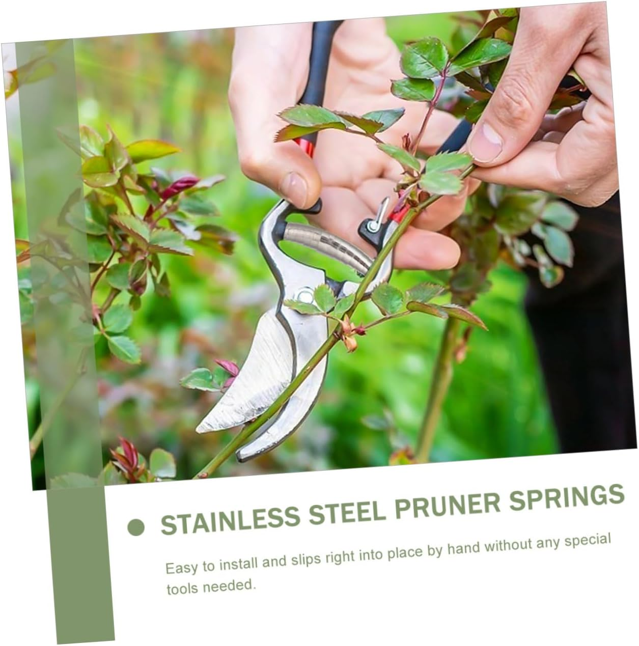 Sosoport 10Pcs Gardening Pruner Replacement Springs Easy Install Lightweight for Garden Tools image number 3