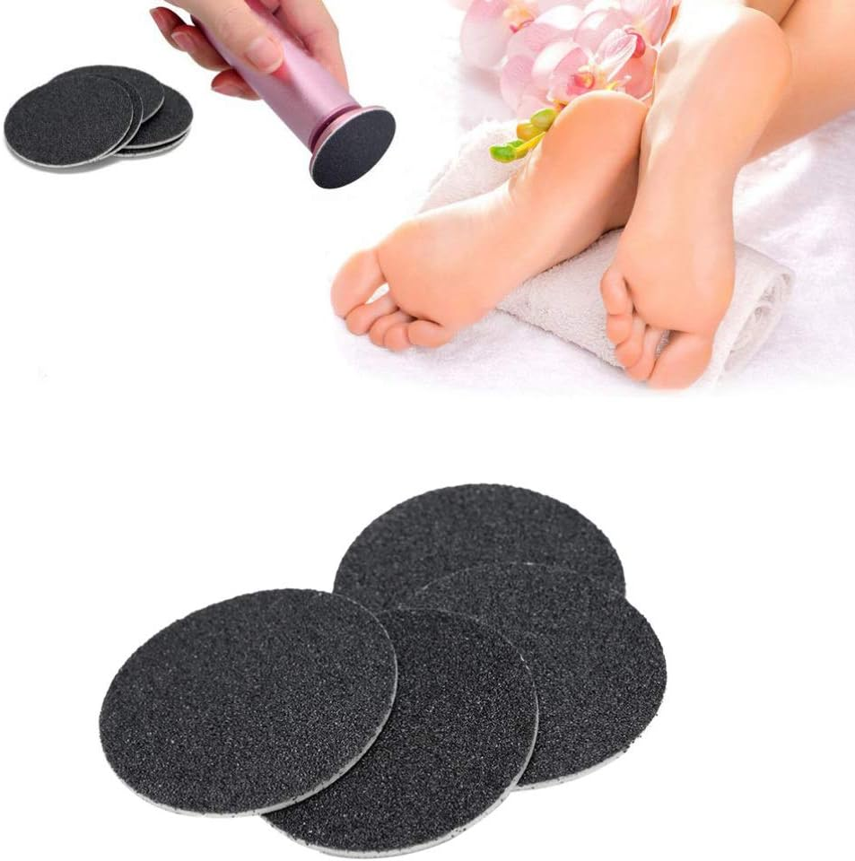Milisten Pack of 60 Sandpaper Discs, Replacement Discs, Sanding Discs, round Sanding Discs, File Pad, Foot Rasp, Disposable, Sanding Pad image number 1