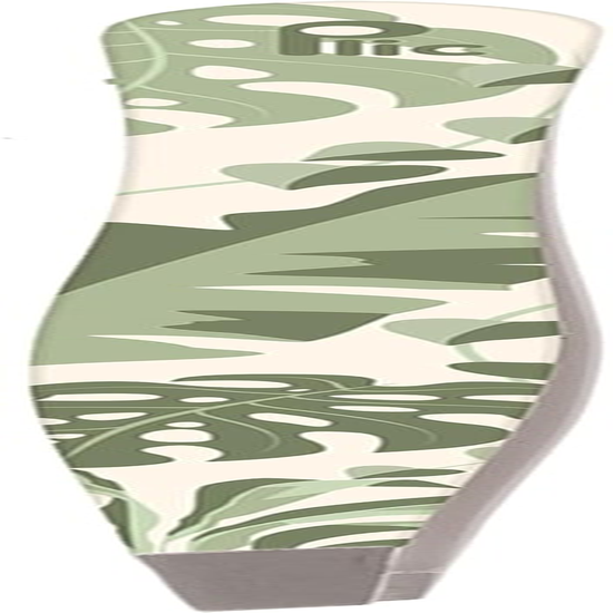 PLIC BEAUTY Hair Removal Pliers Fern - Oblique Jaws - Natural Motif - Stainless Steel - Precise and Elegant Hair Removal