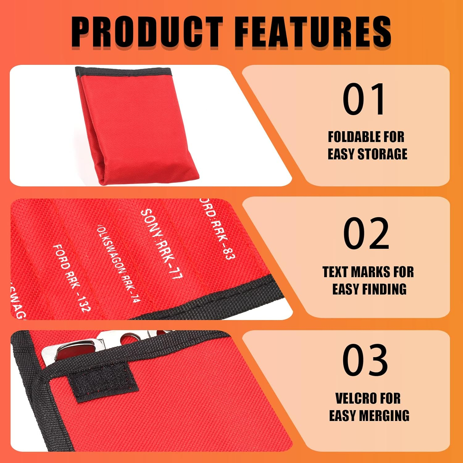 Tanstic 21Pcs Car Radio Removal Tool Kit, Professional Car Stereo CD Player Remover, Universal Radio Removal Keys Tool with Storage Bag for Most Car and Truck image number 6