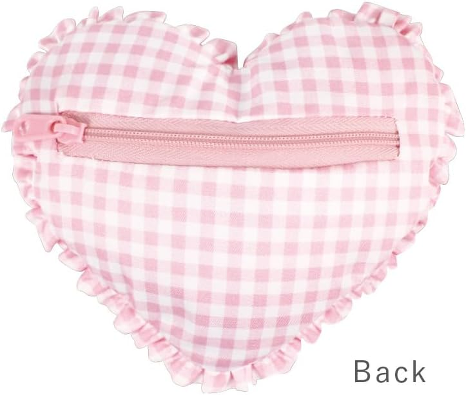 Tees Factory SR-5544498MC Sanrio Characters Heart Cushion Pouch, Maroon Cream, H5.4 X W6.2 X D1.6 Inches (136 X 158 X 40 Mm)