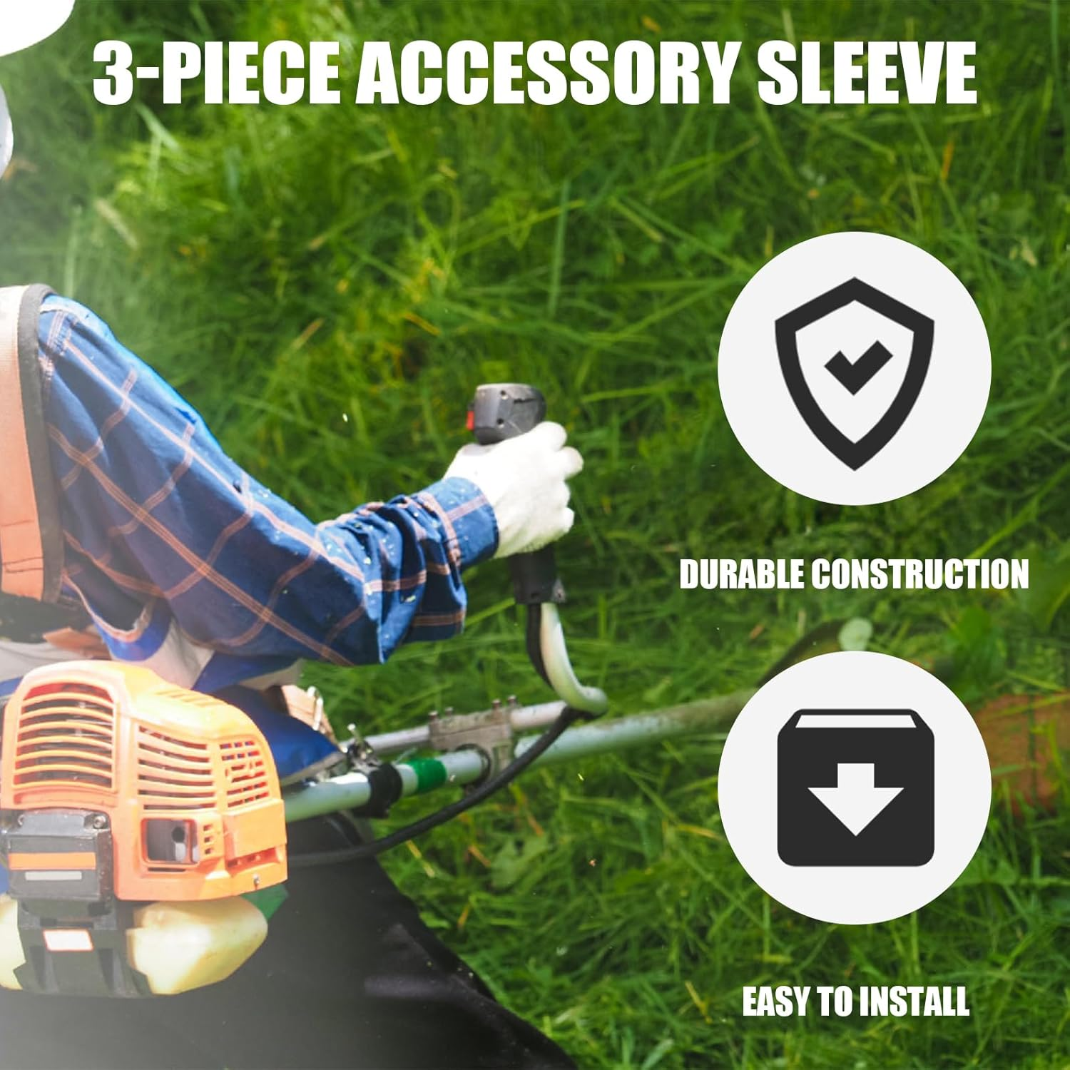 3Pcs for Stihl 4140-791-7207 Kombi System 390-791, Parts Sleeve FS55 Lawn Mower Replacement Accessories Attachment Sleeves for Stihl image number 6