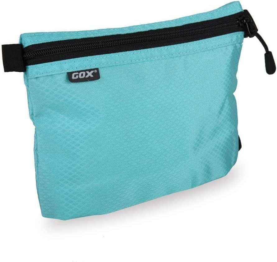 GOX Carry on Zipper Pouch Toiletry Bag Packing Sack Makeup Bag Digital Bag (Green)