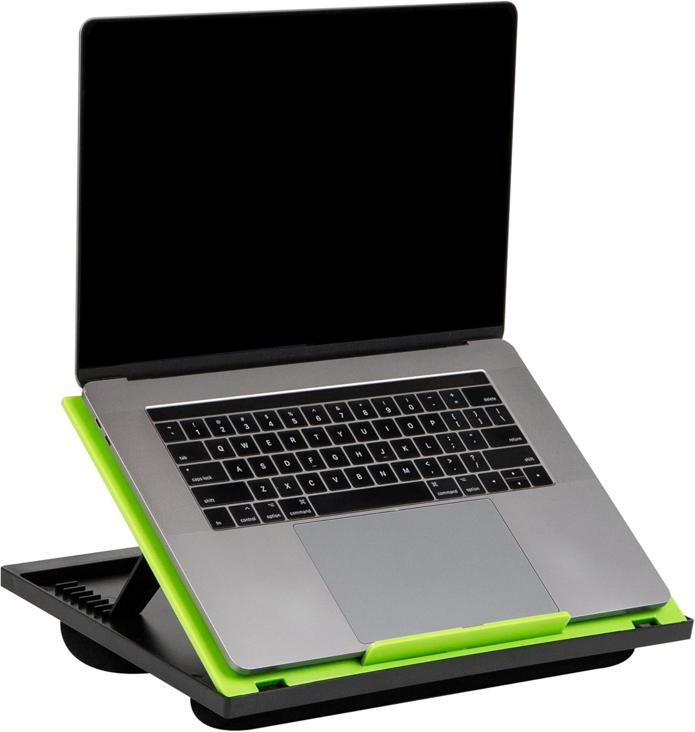 Mind Reader LTADJUST-GRN Adjustable 8 Position Top Desk with Cushions, Monitor, Laptop Lap Holder, Green