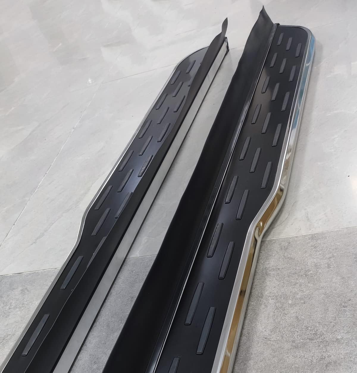 2Pcs Running Boards Fits for VW Volkswagen Touareg 2019-2023 Side Steps Nerfbars(With Brackets) image number 2