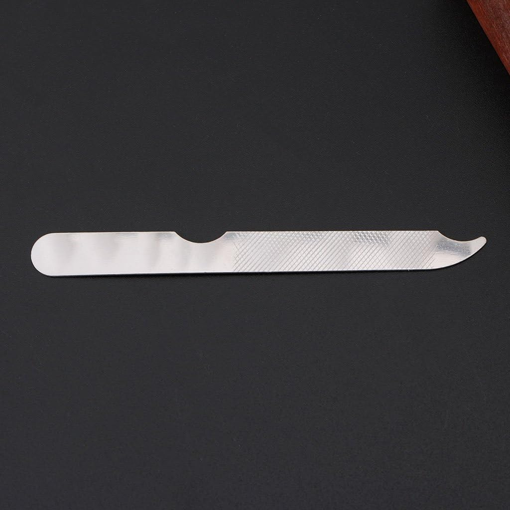 Parts Express Stainless Steel Metal Nail File, Double Side Fingernail Toenail Files Metal File Buffer Fingernails Toenails Art New Pedicure Tool for Salon and Home Manicure Files (F, 10) image number 2