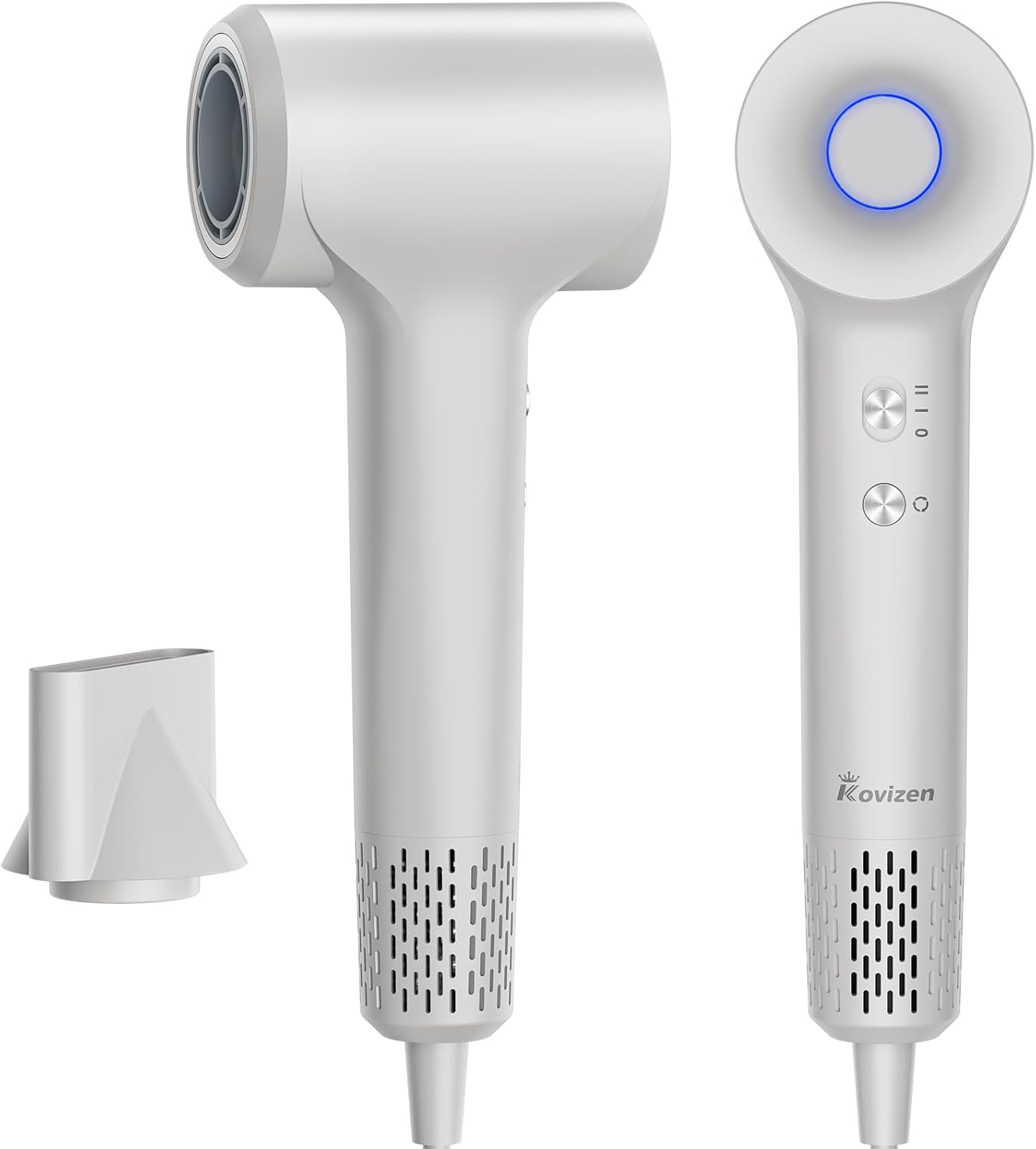 Kovizen Hair Dryer, 200M Negative Ionic Blow Dryer,110, 000 RPM High Speed Brushless Motor Hairdryer for Fast Drying, Low Noise, Hairdryer with Magnetic Nozzle