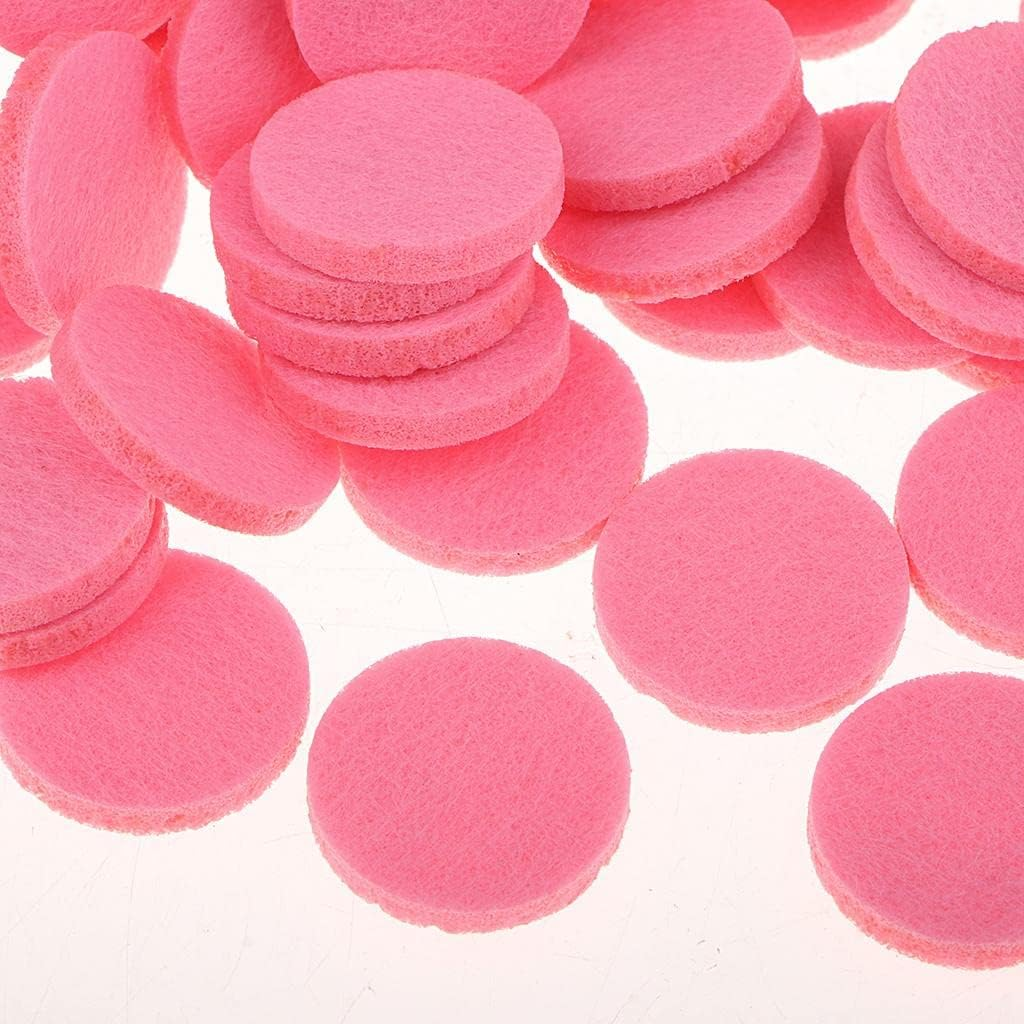 Nishiyuenyi 200Pcs Charms Pendant Locket Essential Oil Diffuser - 21Mm, Pink