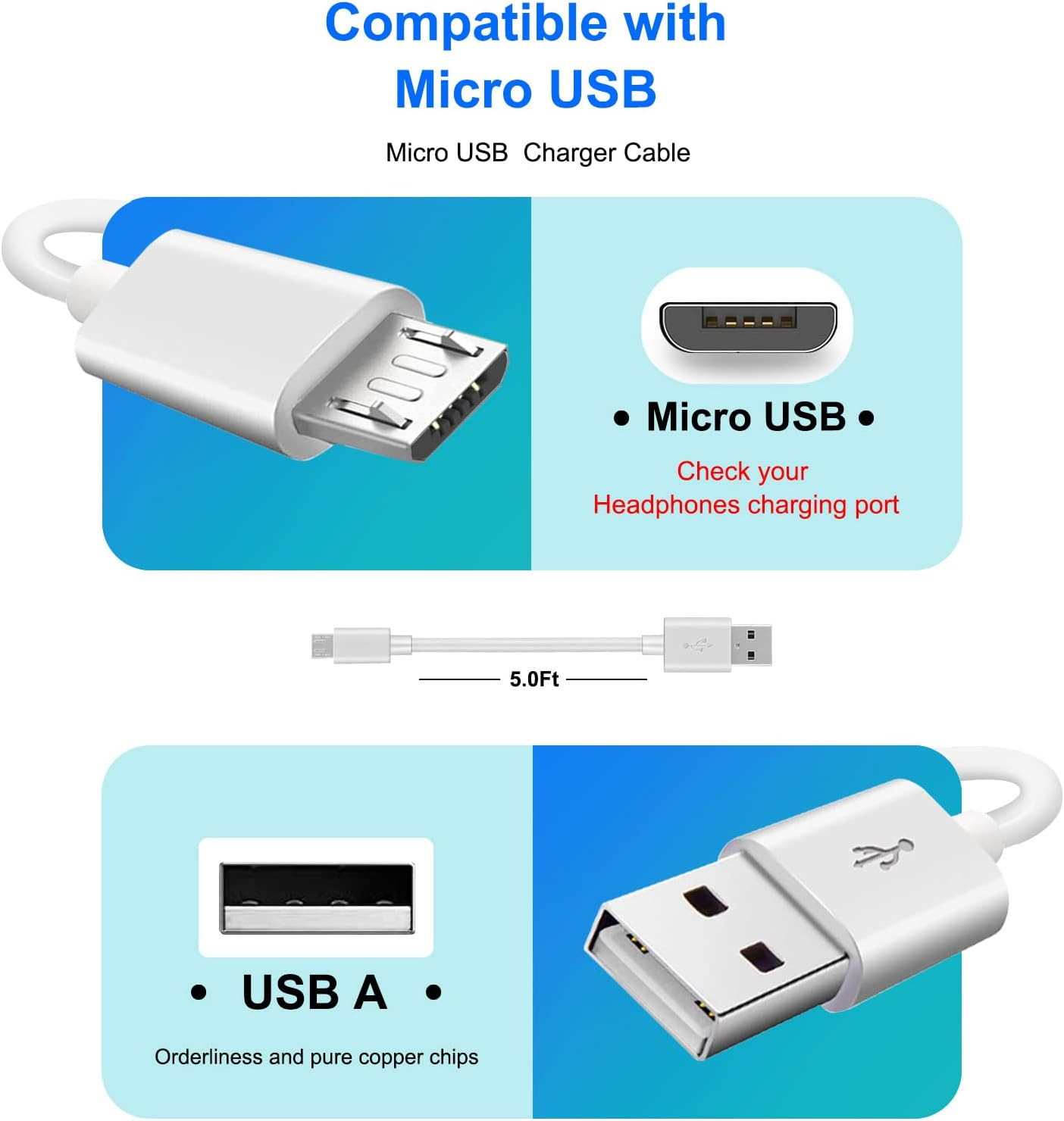 Leapfrog Leapstart 3D Charger Cable Compatible with Leappad Ultimate, Academy Kids, Leapstart Go, Rockit Rwist, Adventures Globe image number 1