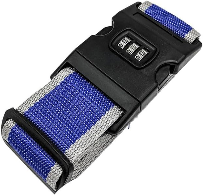 AIMALL Luggage Strap Code Password Travel Suitcase Secure Lock Safe Nylon Packing Belt, Adjustable Nylon Packing Belt, Durable Suitcase Security