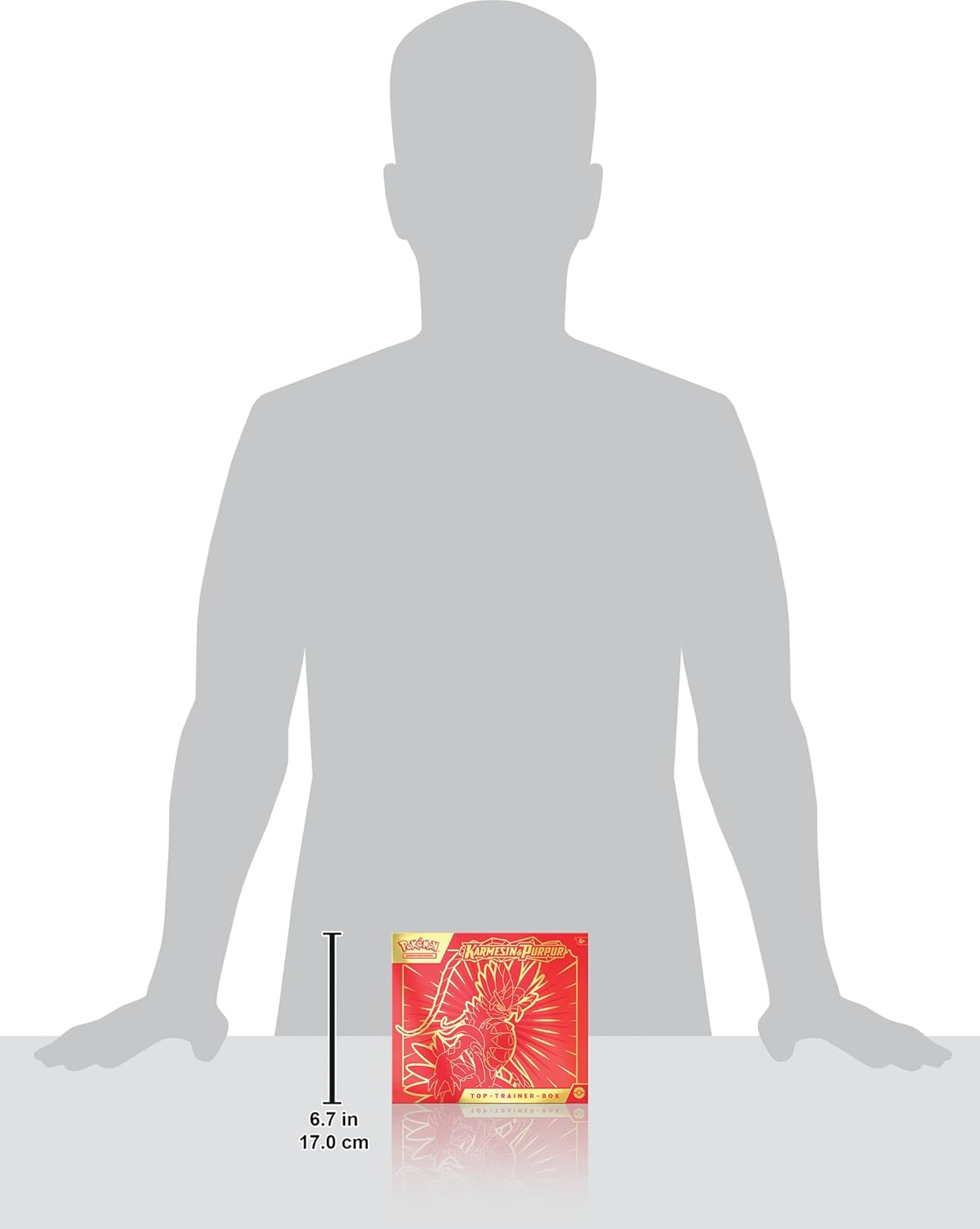 Pok&eacute;mon - Trading Card Game: Top Trainer Box Crimson & Purple (Koraidon) (9 Booster Packs & Premium Accessories) - Coraidon image number 3