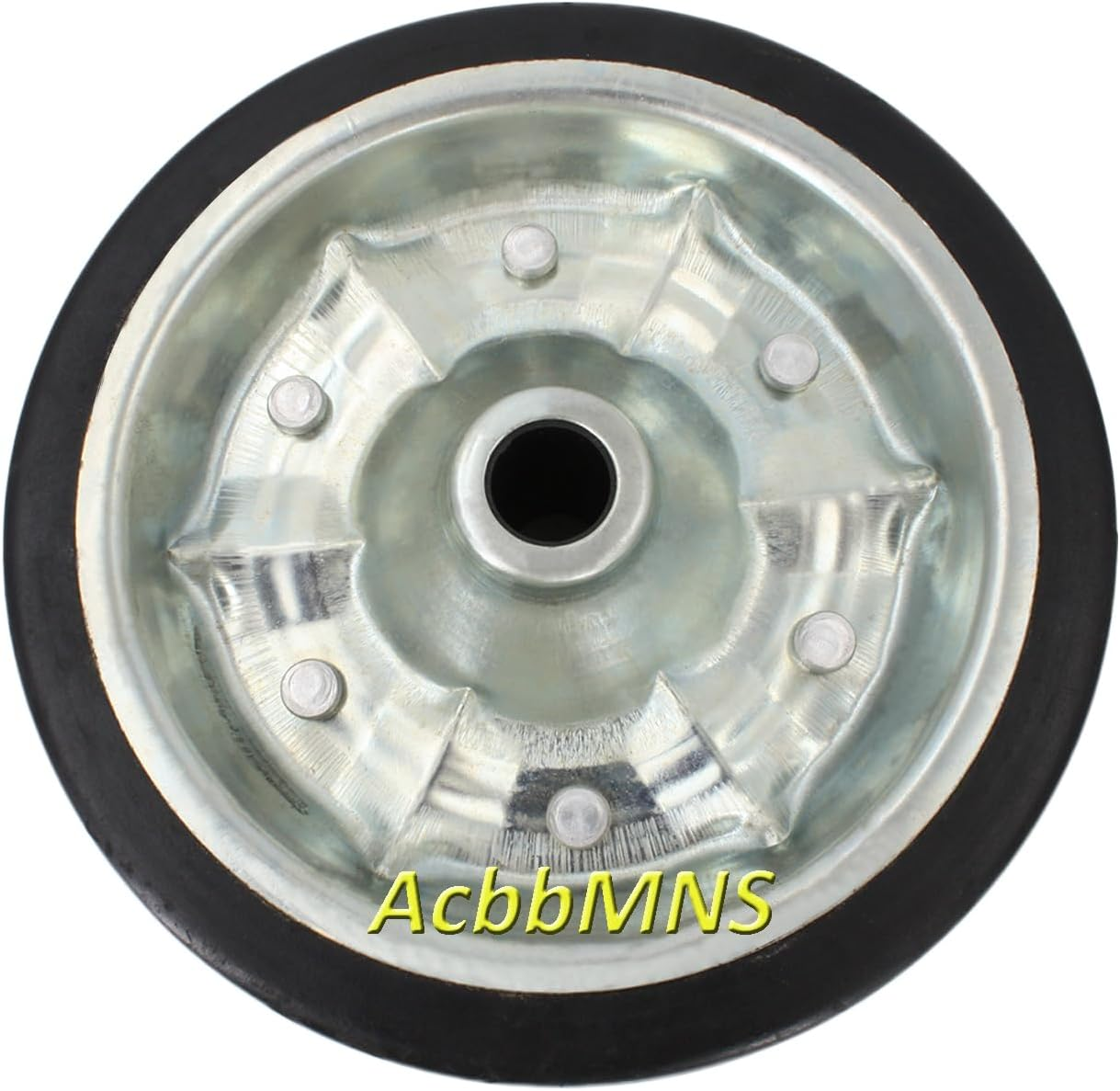 Acbbmns 8" (200Mm) Jockey Wheel Solid Rubber Replacement Wheel Tyre Tire Trailer Caravan, Diameter 200 Mm, Tyre Width 55 Mm, Bore 16Mm image number 6