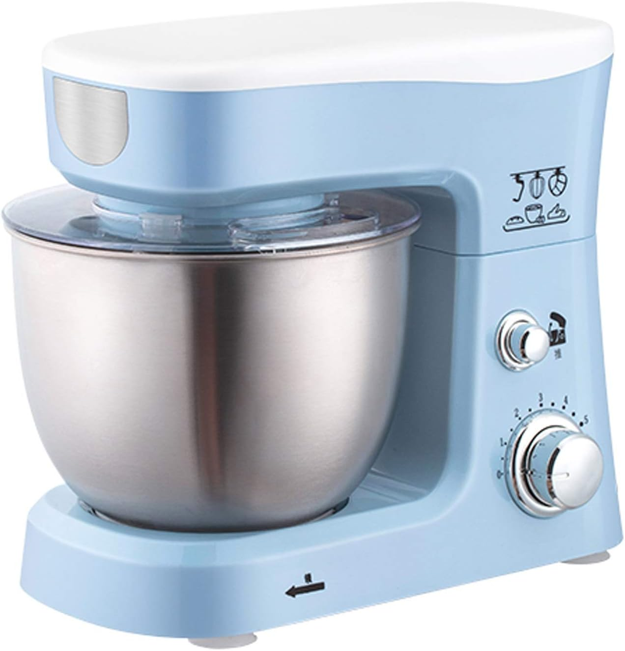 Multifunctional Vertical Mixer Multiple Gears Kneading Small Automatic Whisk Baking Butter Cake Waffles Modern Kitchen Decorations image number 5