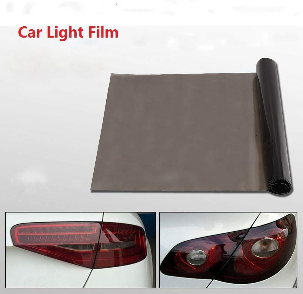 Baceyong Deep Black Car Headlight Tint Protective Film, Protective Window Tinting Film Cover image number 1