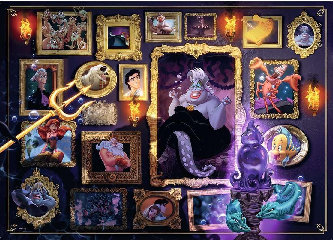 Ravensburger - Villainous Ursula Puzzle 1000 Pieces image number 1