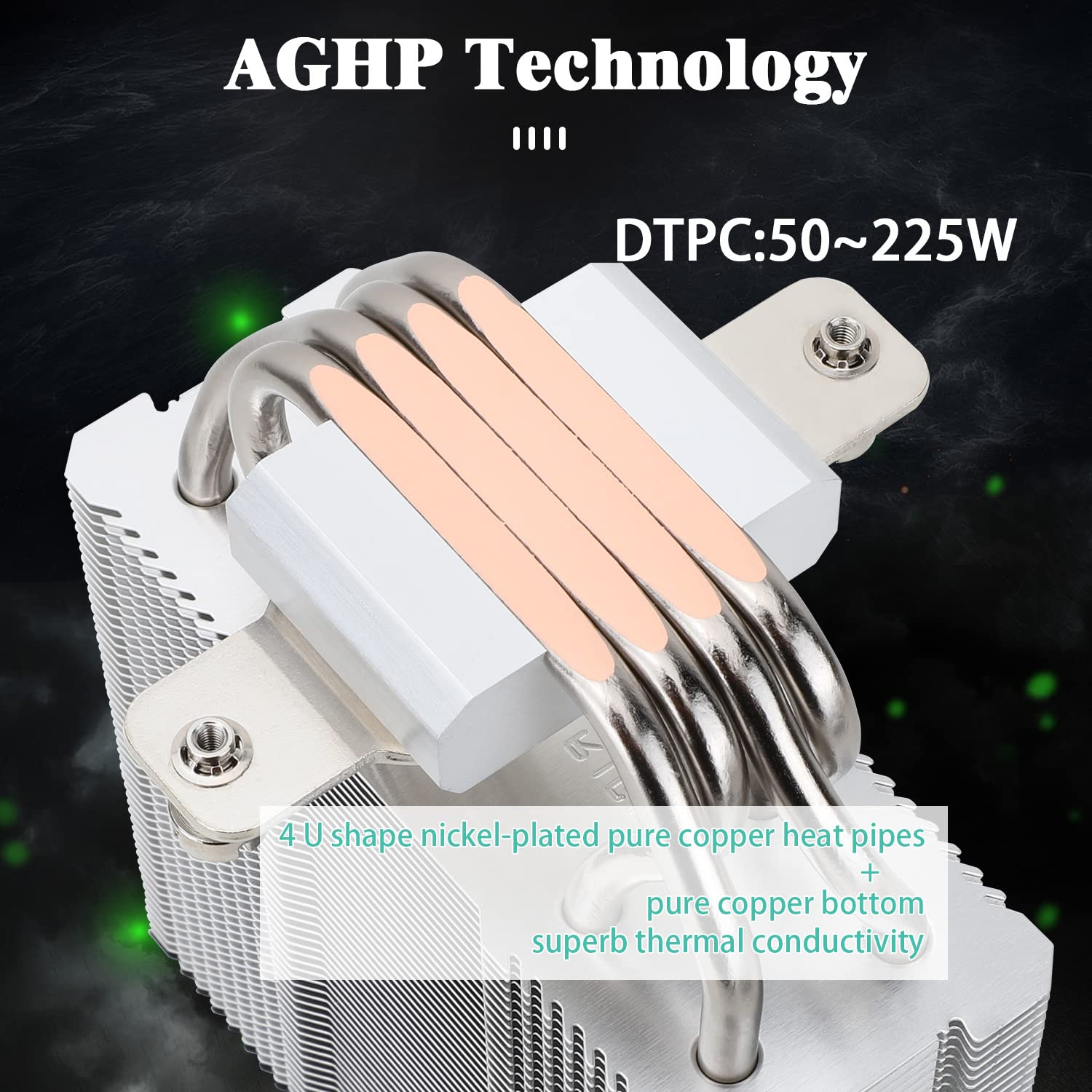 Thermalright Assassin X 120 SE CPU Air Cooler, 4 Heat Pipes, TL-C12C PWM Quiet Fan CPU Cooler with S-FDB Bearing, for AMD:AM4/ Am5,Intel LGA1700/1851/1150/1151/1200 - Ax120R Se Argb image number 6