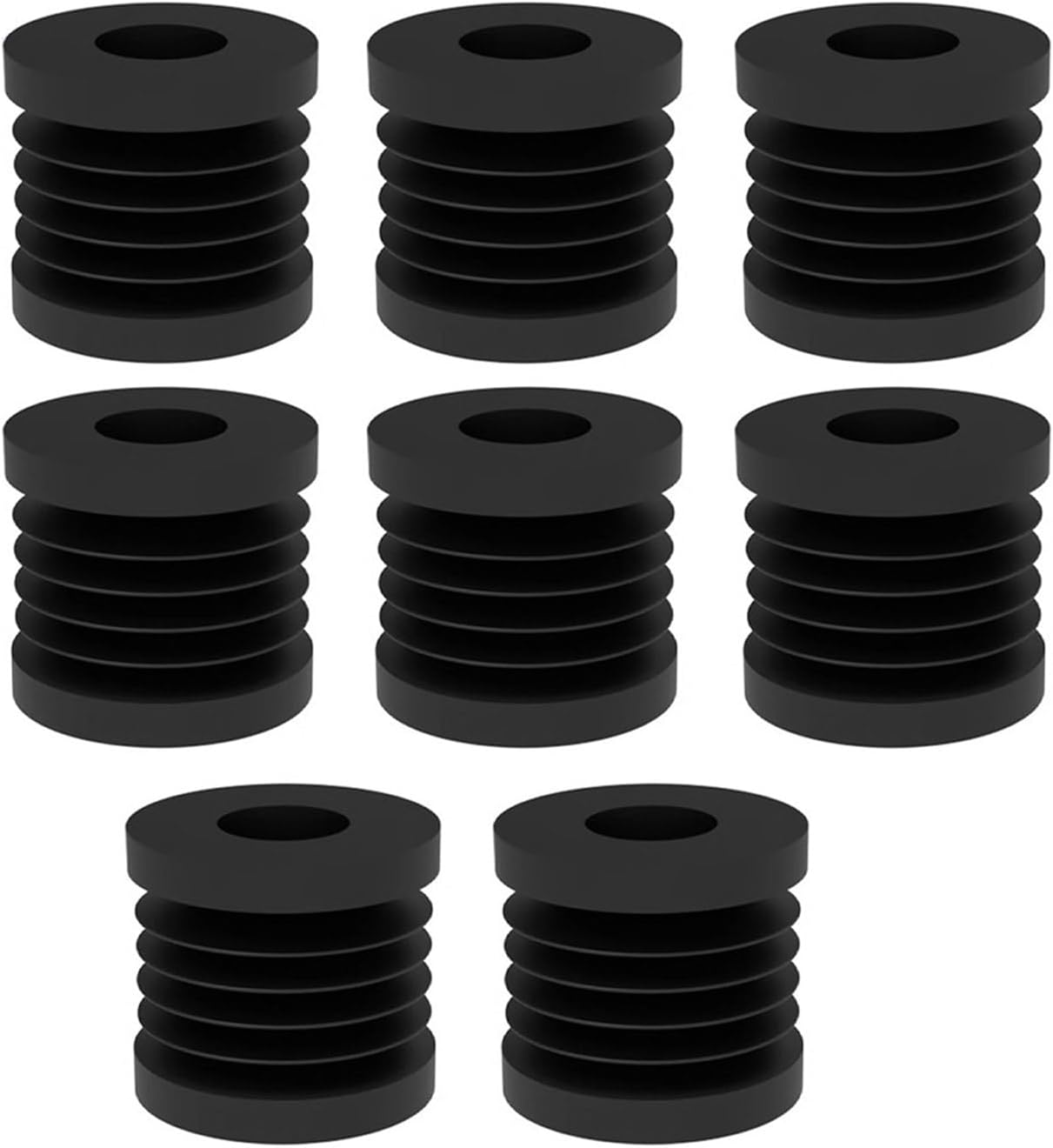 LIANXUE 3D Printer anti Vibration Feet for Bambu Lab X1 Series and P1P Universal Rubber Foot Anti-Slip Rubber Shock Pad Silicone