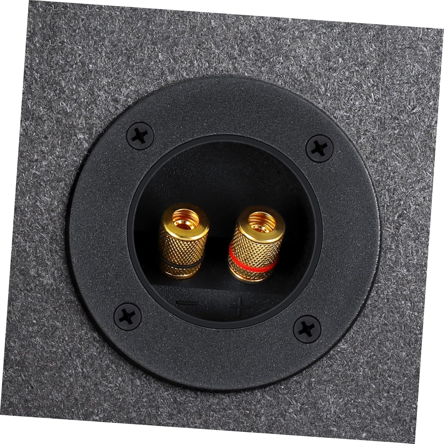 LALAFINA 5Pcs round Speaker Terminal Binding Post Connectors for DIY Hifi Audio Compatible Subwoofers and Home Theater Systems Black image number 3