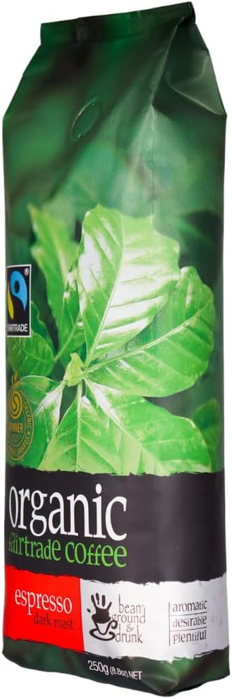 Bean Ground & Drunk Coffee Beans Espresso 250G image number 1