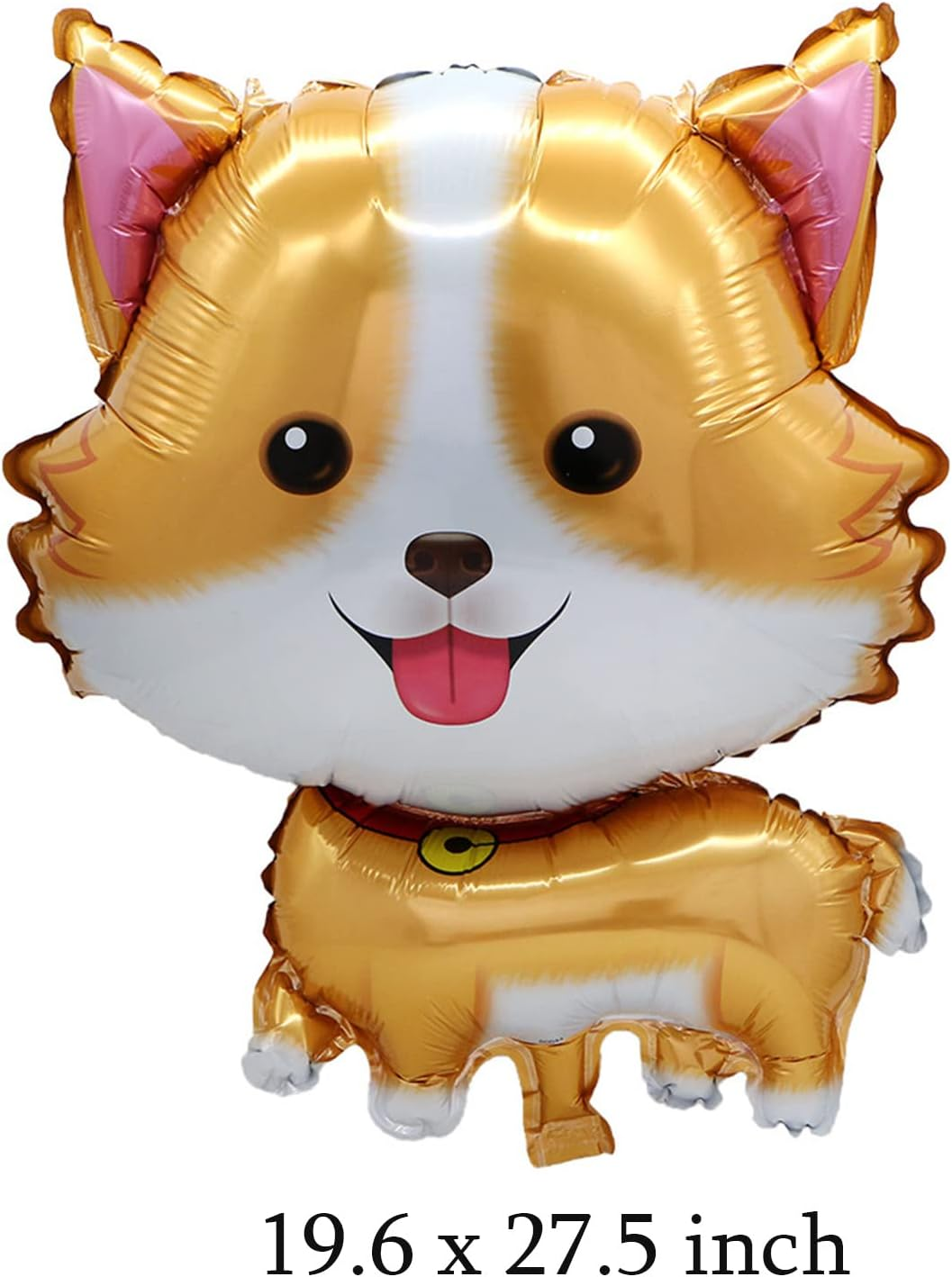 5Pcs Pet Dog Balloons Cute Corgi Foil Mylar Balloons for Birthday Baby Shower Lets Pawty Themed Pet Party Decoration Supplies image number 2