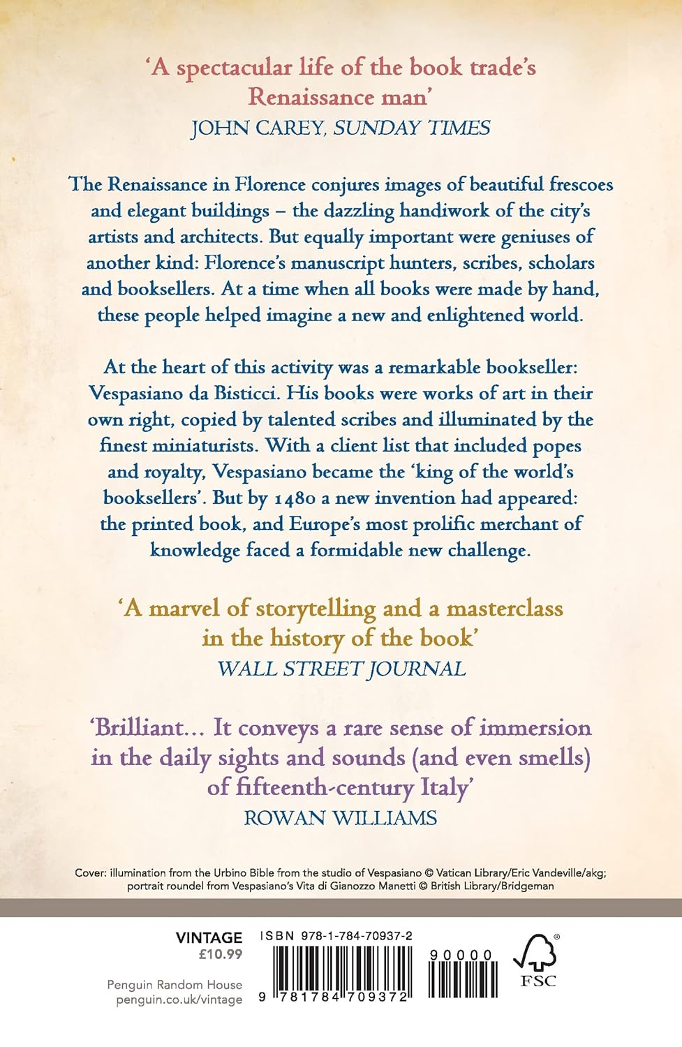 The Bookseller of Florence: Vespasiano Da Bisticci and the Manuscripts That Illuminated the Renaissance image number 1