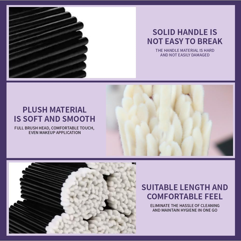 200 Pcs Lip Wands with Box,Applicators Lipstick Wand Tool Kits Beauty Tool for Women Makeup image number 1