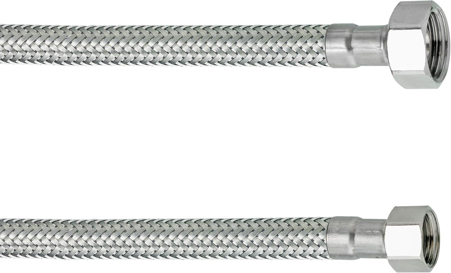 Cornat Flexible Connection Hose - 1000 Mm Length - 1/2 Inch Internal Thread 1/2 Inch Female - High-Quality Stainless Steel Braided/Connection Hose for Tap/Tap Hose/Flexible Hose / T317334270 image number 1