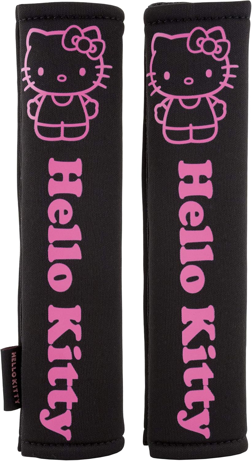 HELLO KITTY KIT1035 Pads for Safety Belts, Black, AUTO image number 2