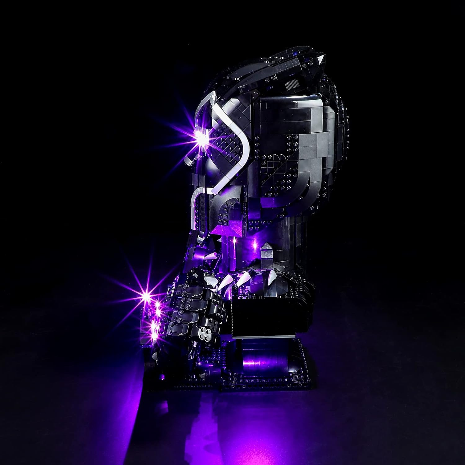 BRIKSMAX 76215 LED Light for  Black Panther - Compatible with  Marvel Building Blocks Model - without  Set image number 4