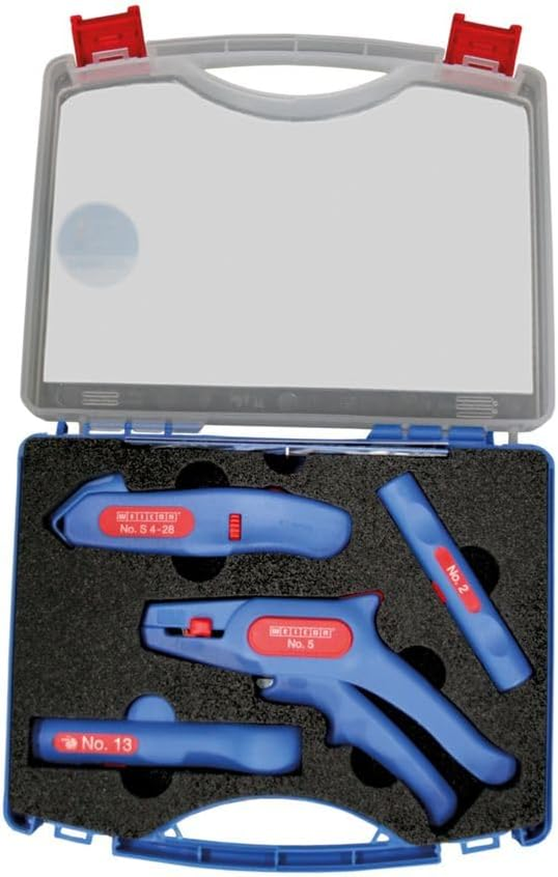 WEICON Tools Starter Set Pro, 4-Piece Set for Electrical Installations, DIY and Home Repairs, Made in Germany