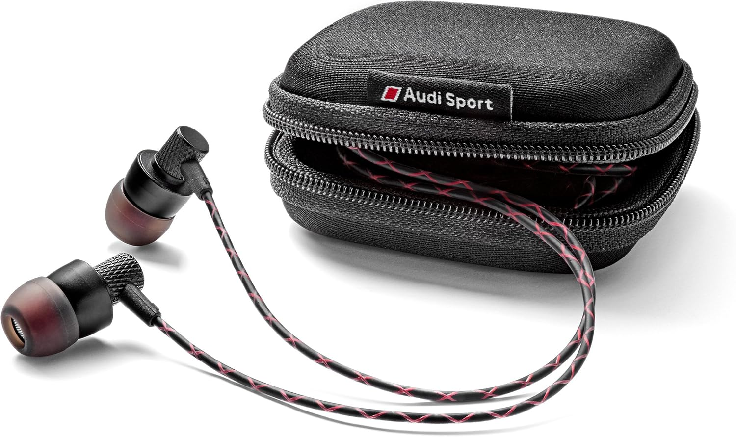 Audi 3291700600 In-Ear Headphones Black/Red