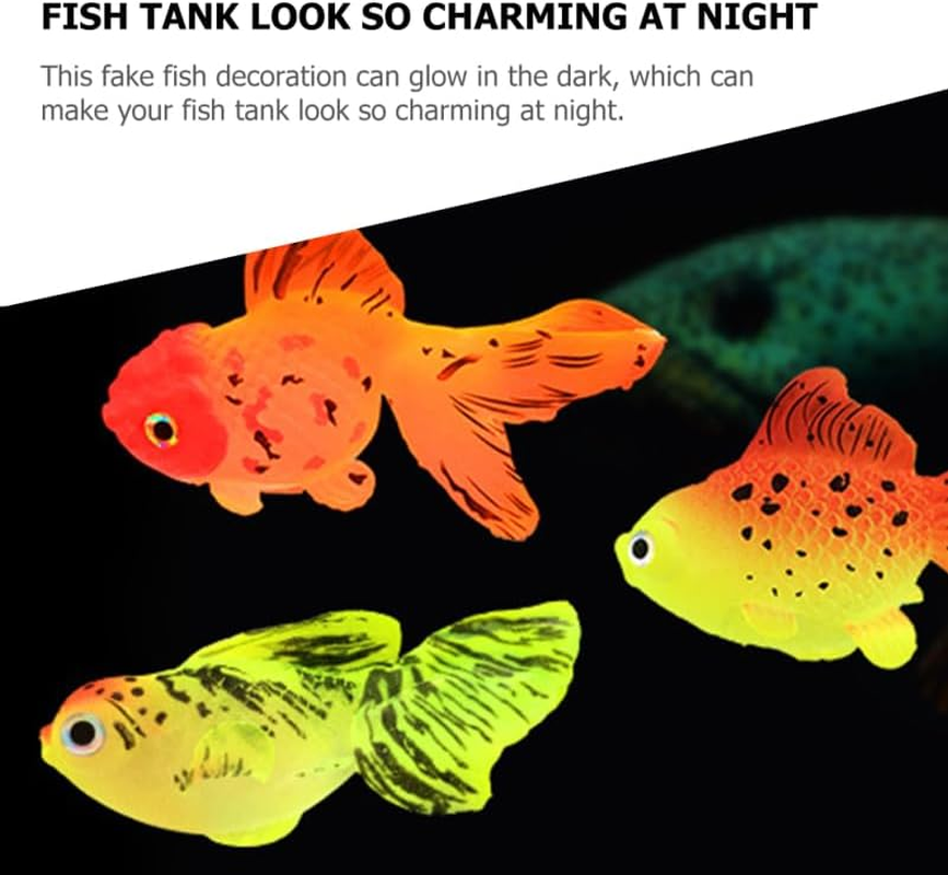 POPETPOP 2 Pieces Artificial Aquarium Floating Fish Decorations for Aquariums Aquarium Decoration Artificial Fish Craft Set Floating Fish Decoration for Aquariums Fish Figure image number 6