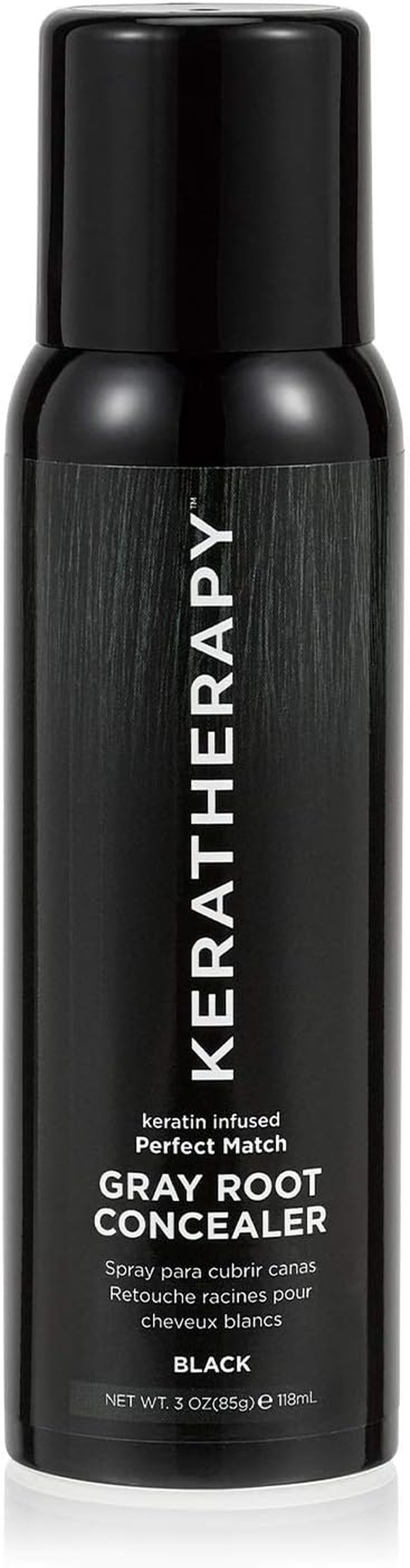 Keratherapy Gray Root Concealer Spray for Black Hair 118 Ml image number 4