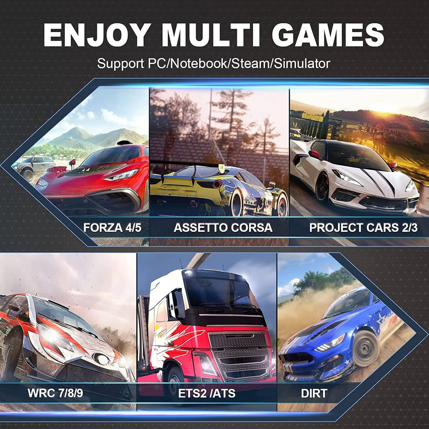 64 Bit USB SIM Handbrake, PC Racing Game USB Handbrake Fit for Logi G27 G29 G920 G923 T500 T300, Simulation Manual Brake with Handle Grip USB Cable Clamp image number 1