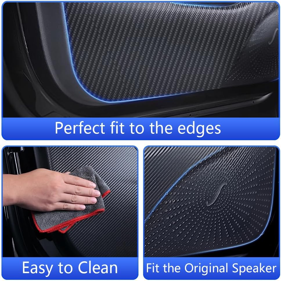 LUNQIN Car Door anti Kick Pad for Mazda CX-30 CX30 2020 2021 2022 2023 2024 Accessories Carbon Fiber Style Leather Sticker Door Sill Protector Cover Edge Guard Side Mat Interior Decoration Dirty image number 2