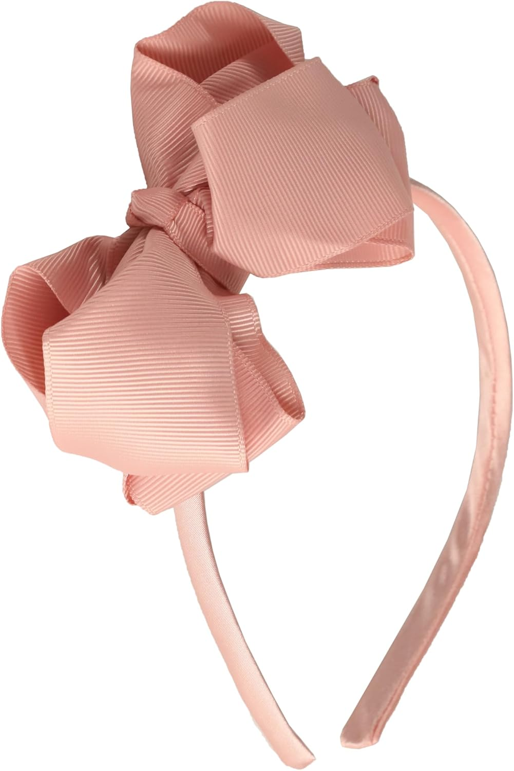 Alice Band Perpetua Bow (Powder Rose)