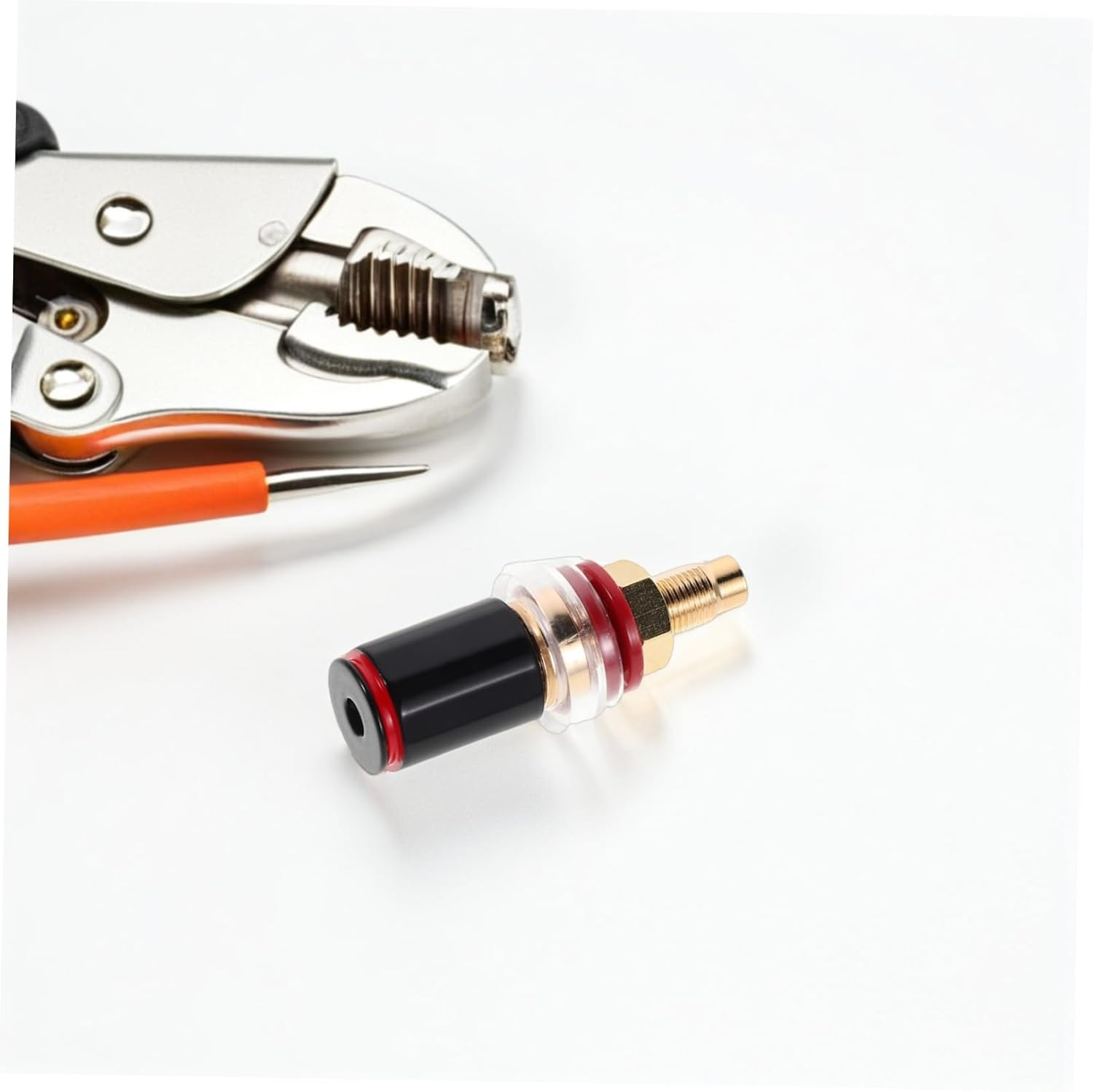 Mikinona Hifi Grade Speaker Wire Banana Plugs Connector Durable Binding Post Terminal for Home Theater and Professional Studio Audio Easy Installation High Fidelity Sound Preservation image number 4