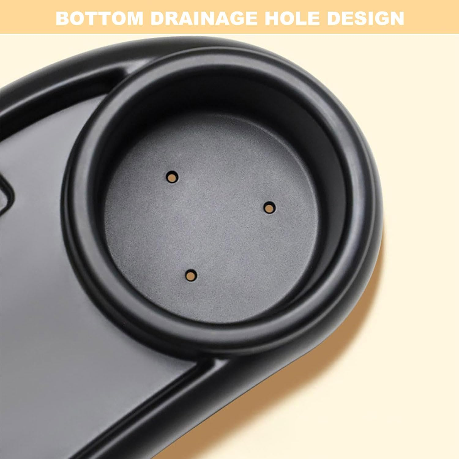 Universal Stroller Snack Tray with 3-In-1 Design, Phone Holder, Food Area, Cup Holder, Black, ABS Material, Fits Most Stroller Armrests image number 1