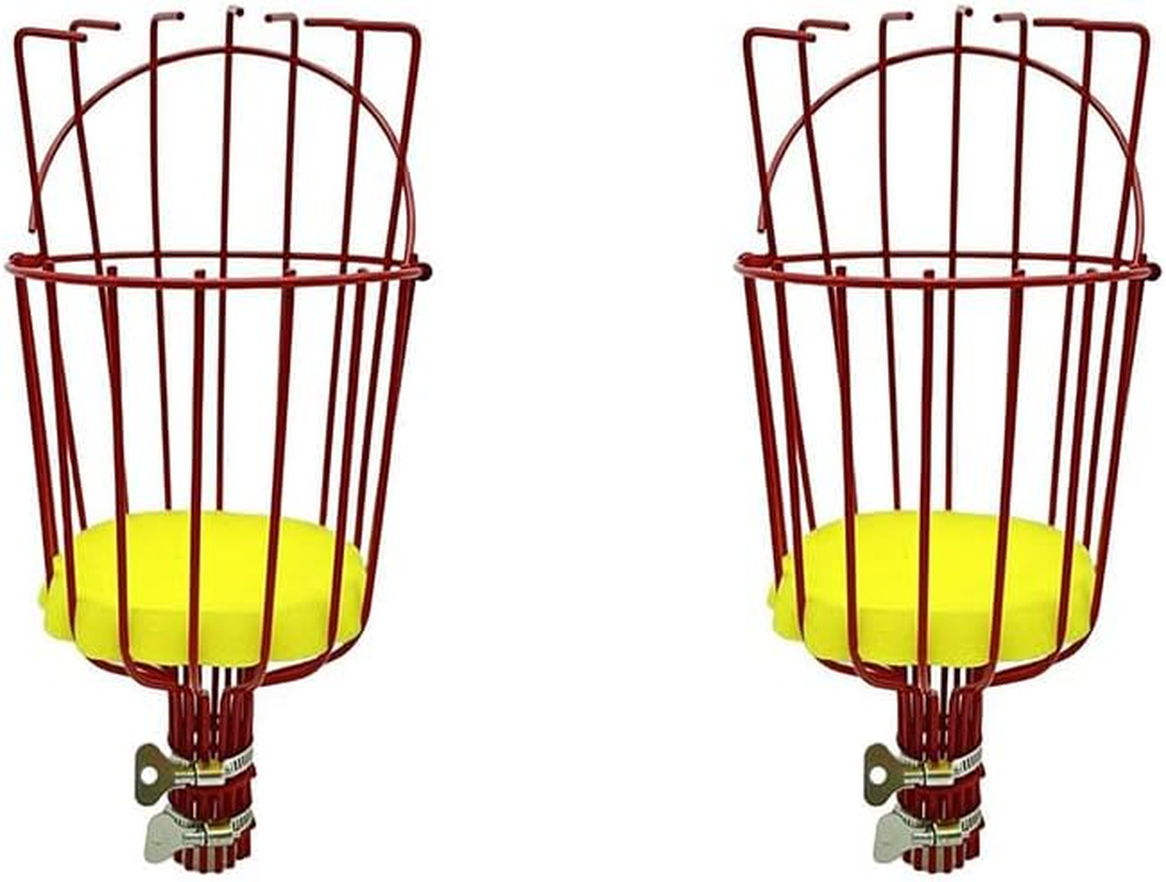2-Pack Fruit Picker Head &ndash; Durable Harvesting Tool with Foam Cushion for Easy Fruit Picking &ndash; Ideal for Oranges, Avocados, Apples & More (Rod Not Included, Red) image number 3