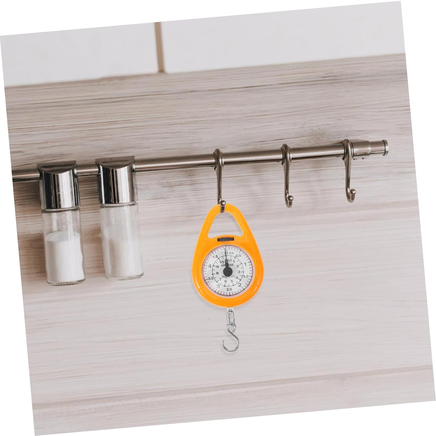 JEWEDECO Mini Luggage Scale Spring Balance Handheld Scale Built Hook for Travel image number 3